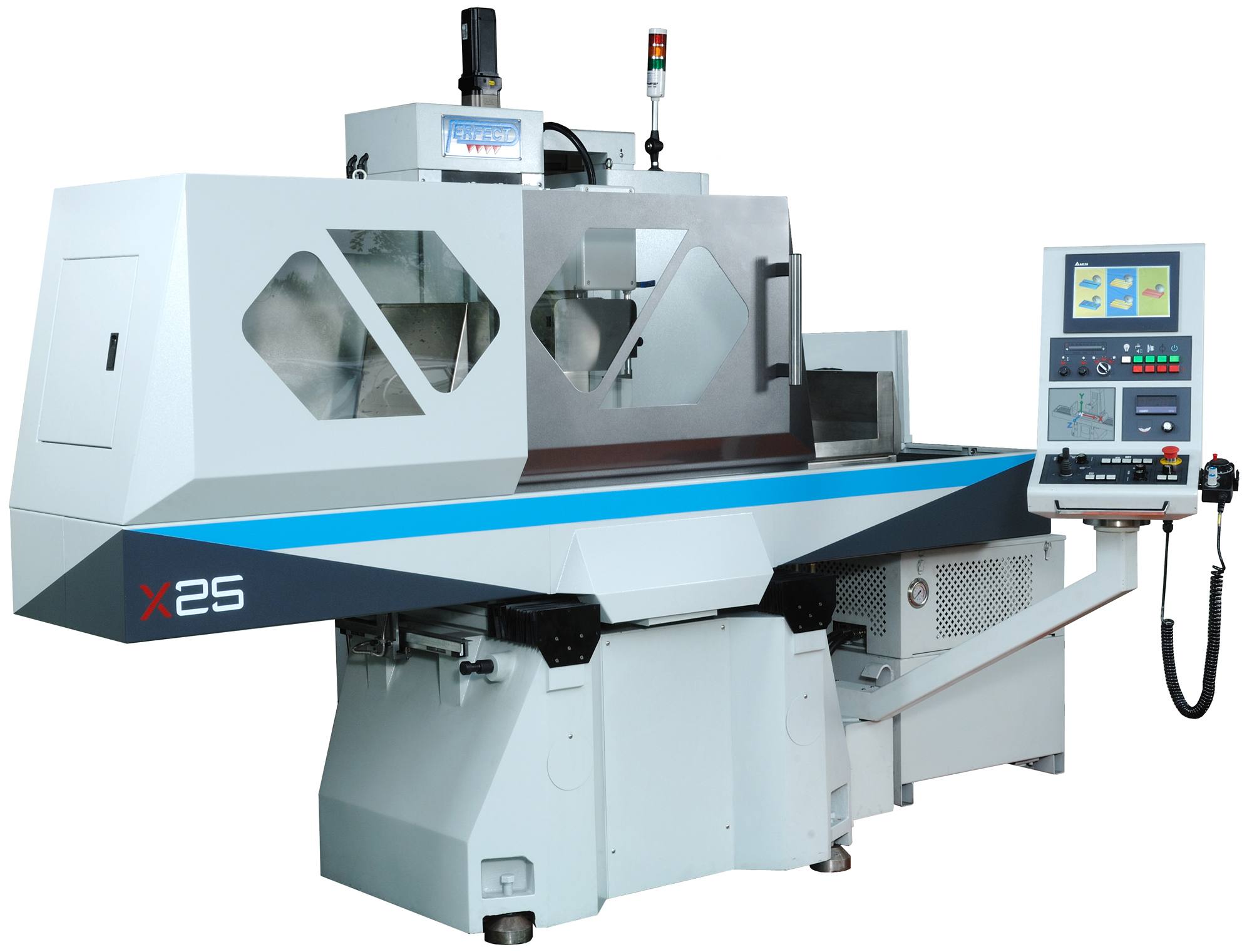 Perfect X25 plc cnc surface grinders from RK International 