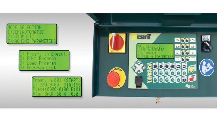 CNC Bandsaw control