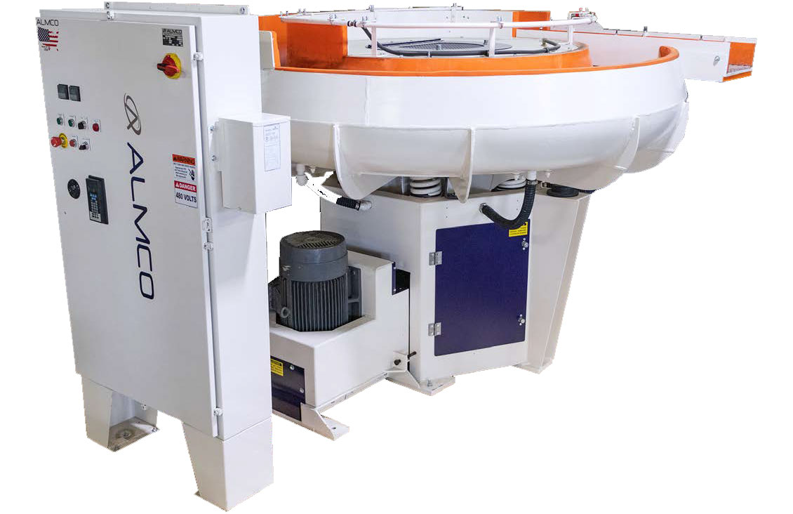 Almco Vibratory round Bowl Finishing Machines