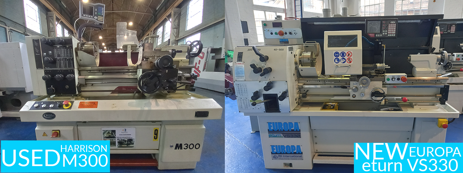 New or used lathes at RK