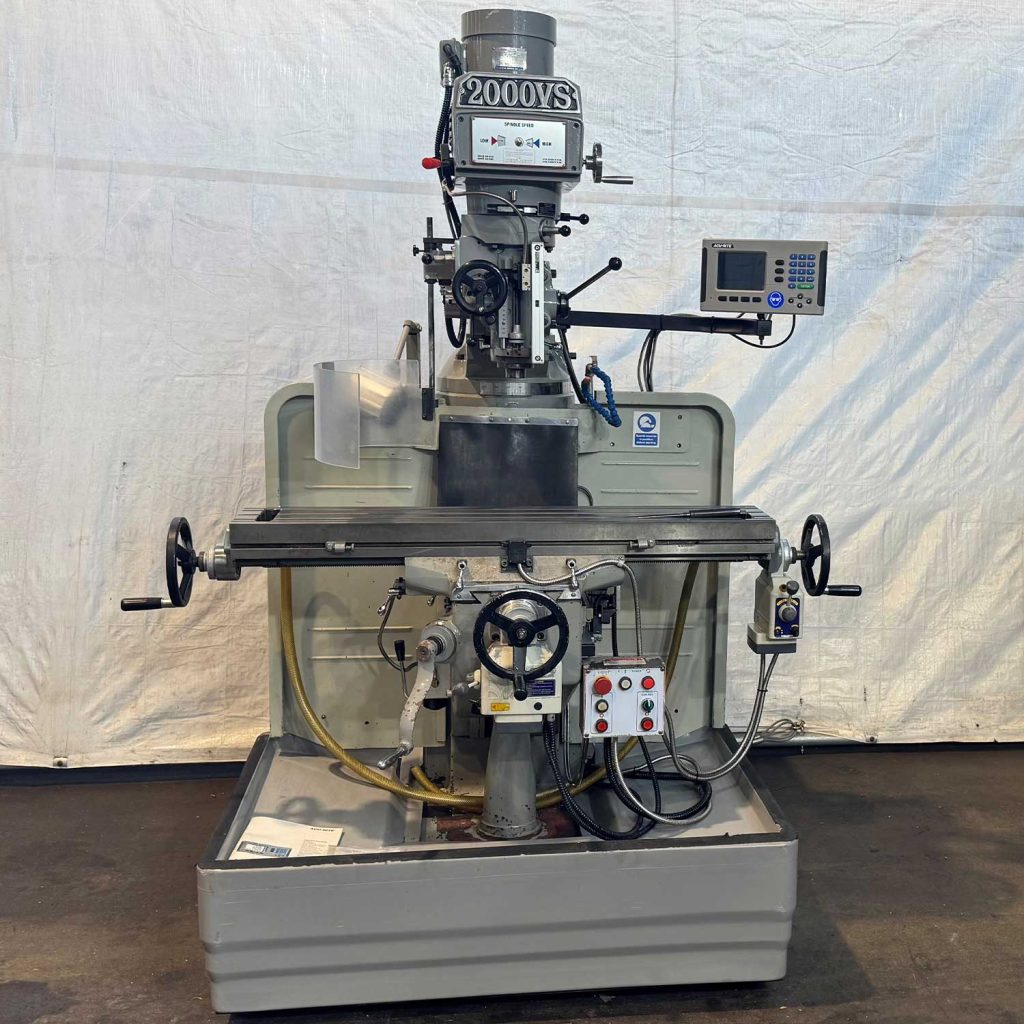 Used Europa Milltech 2000 VS Turret Milling Machine