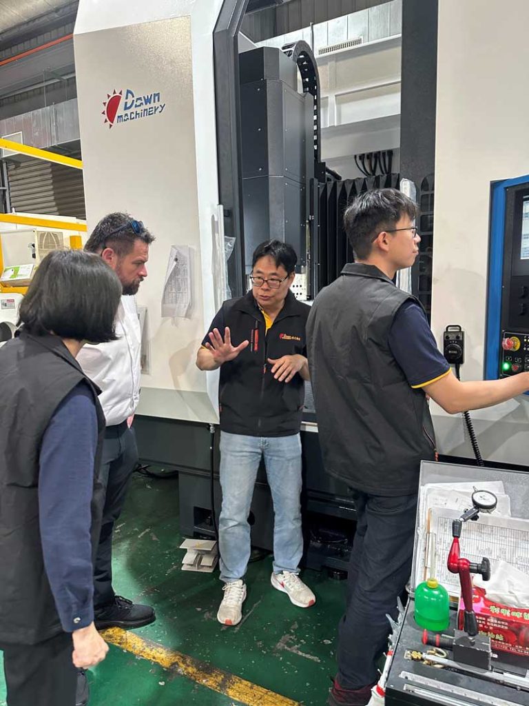 RK International Machine Tools with Alan Hsu, CEO of Dawn Machinery.