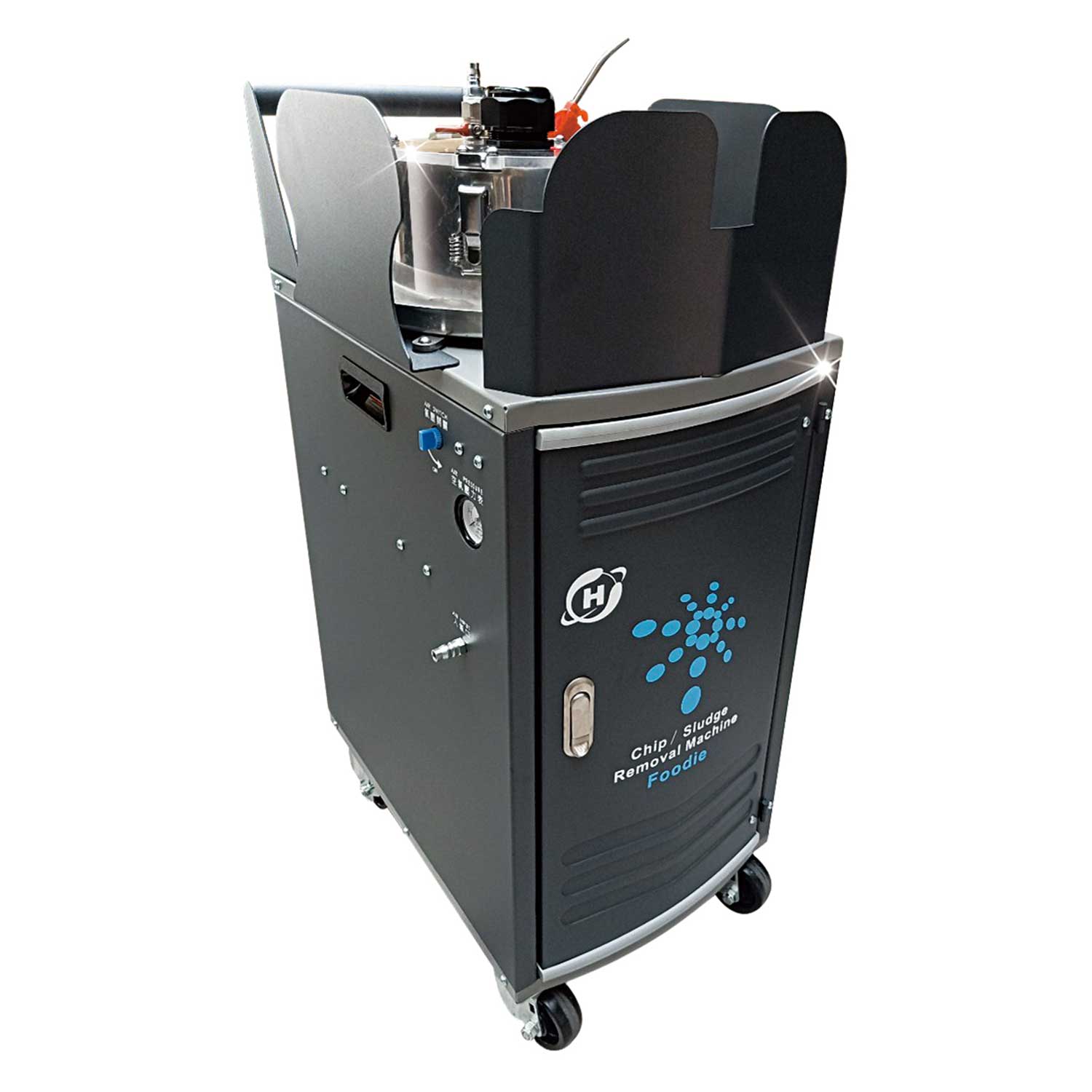 Easy cleaning and swarf removal with Foodie coolant filtration machine
